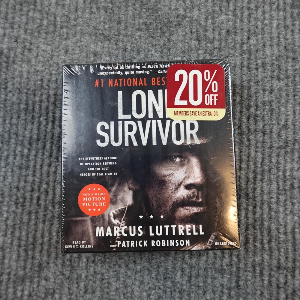 Lone Survivor Marcus Luttrell Audiobook Audio CD Hachette Unabridged New Sealed